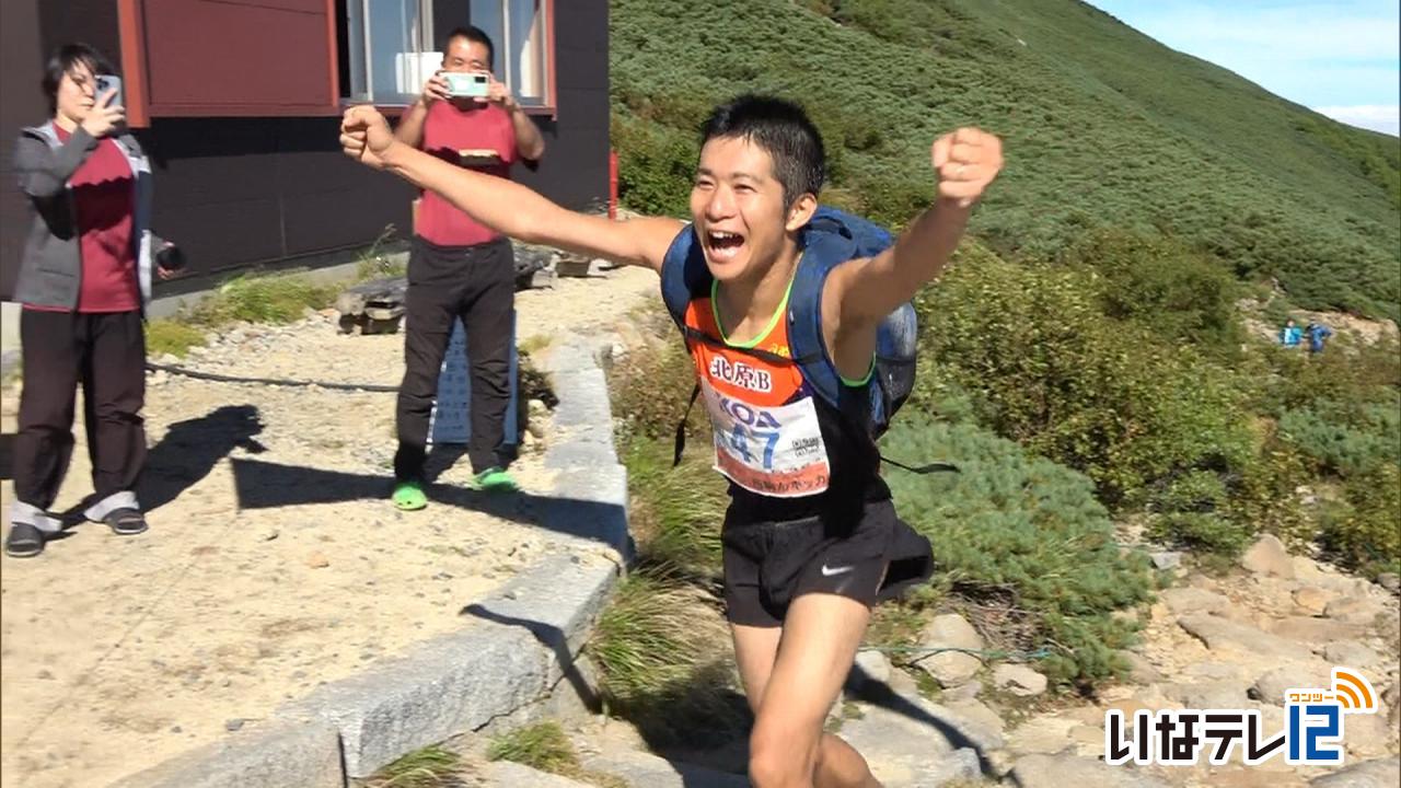 薪を山荘へ　西駒んボッカ大会