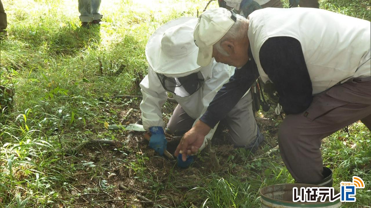 伝統文化　スガレ追い体験会