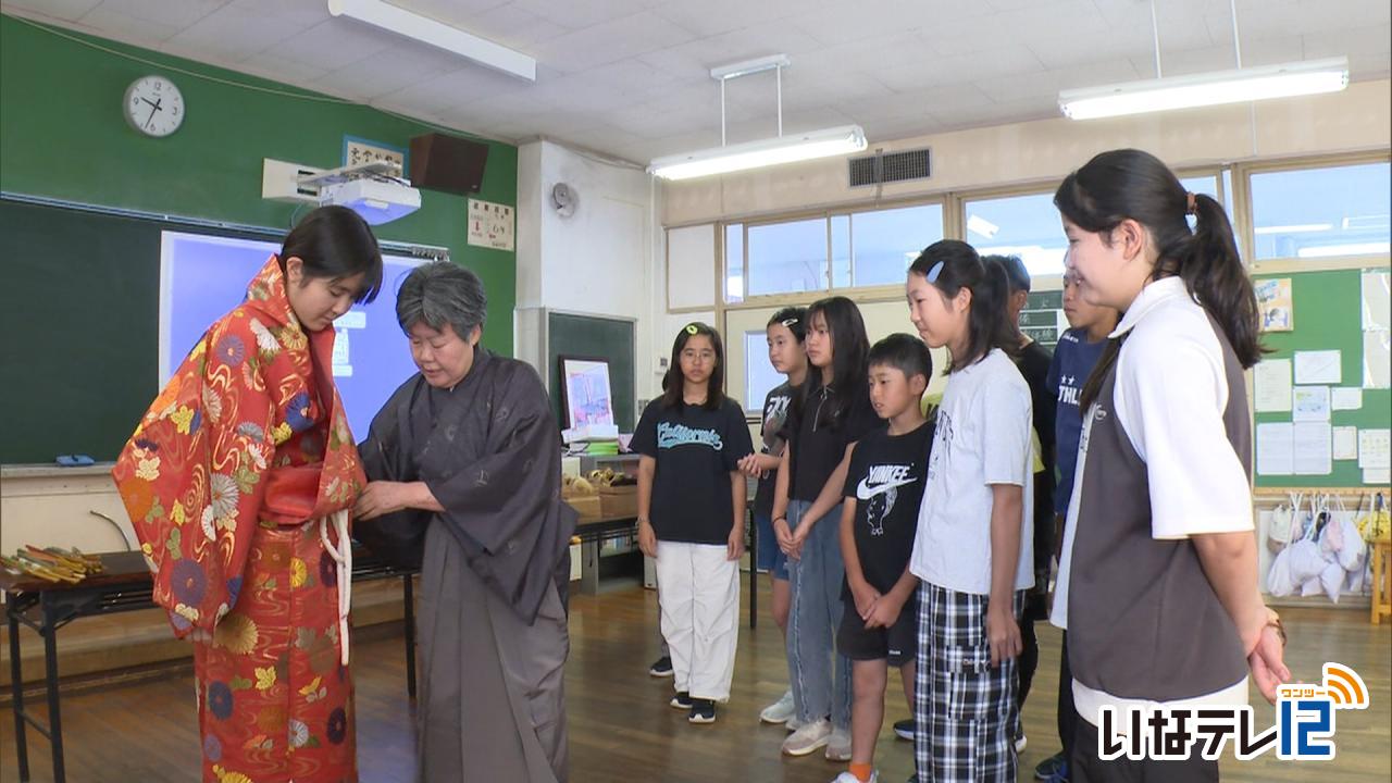 手良小学校　伊那能体験