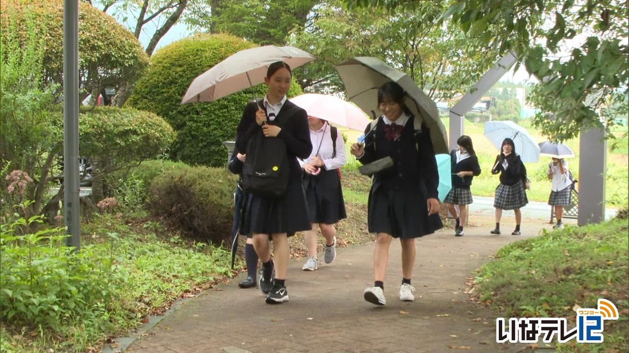 伊那西高校　衣替え　