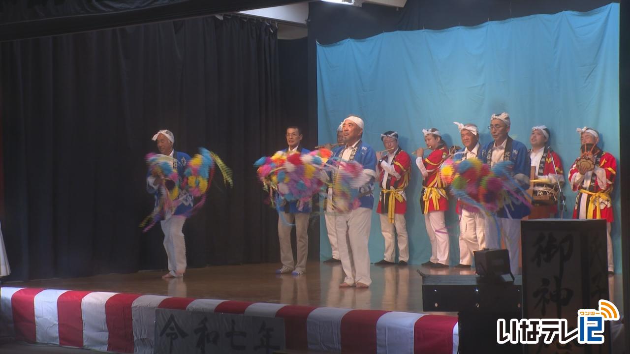 北福地　伝統の奉納演芸大会