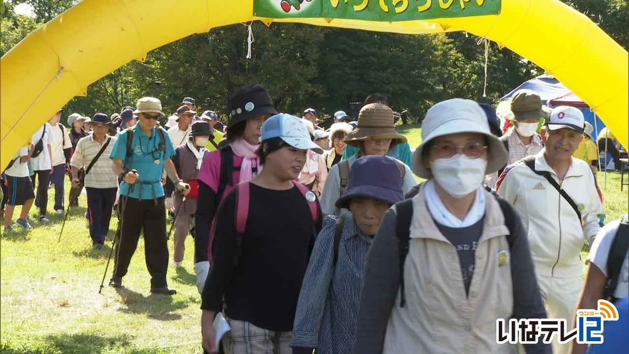 箕輪町で天竜ウォーク