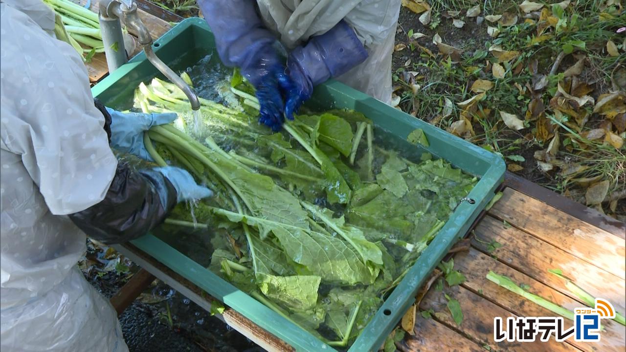 大芝にお菜洗い場