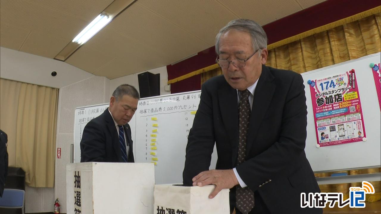 商議所　スタンプラリー抽選会