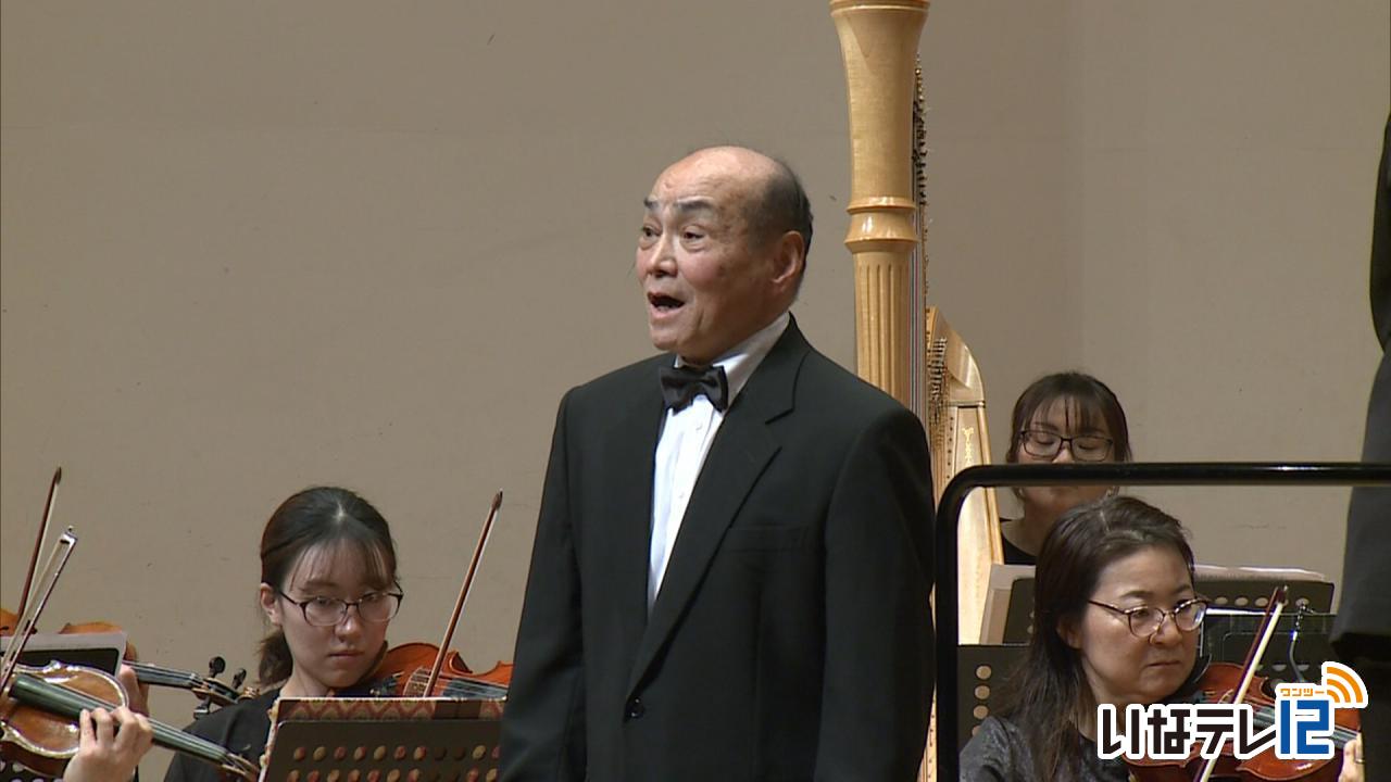 伊那フィル４０周年 北沢団長が勇退