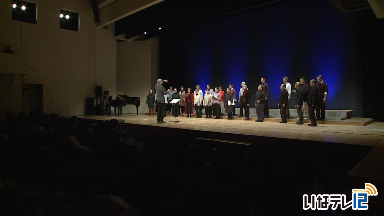 箕輪町でクリスマスコンサート