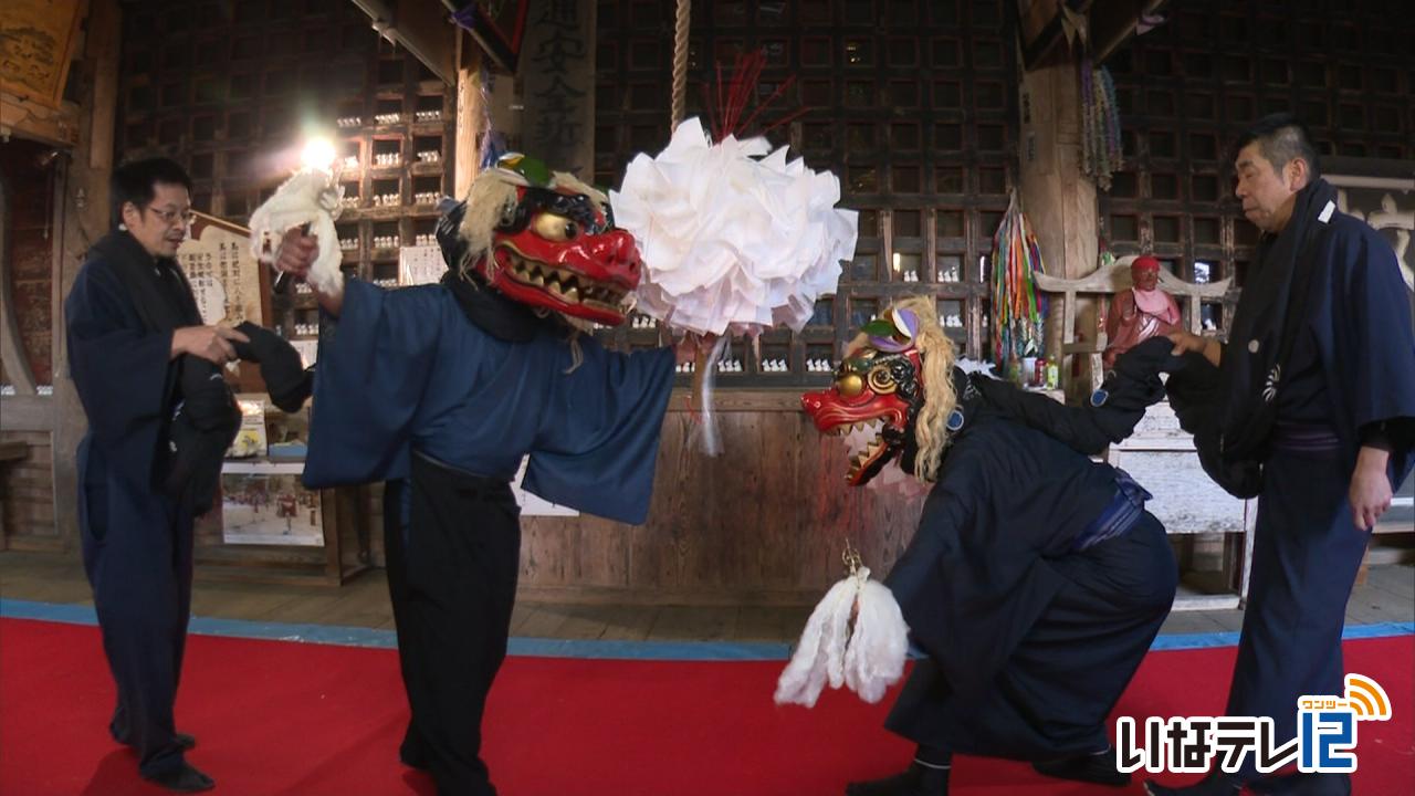 阿吽の舞 羽広の獅子舞