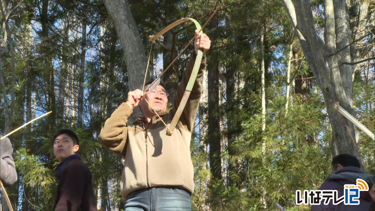 高遠町荒町の伝統行事　山の神講