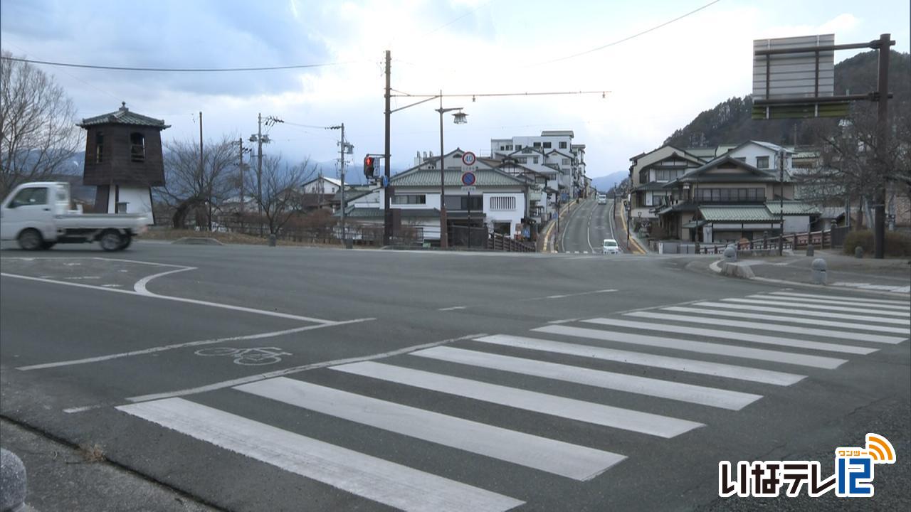 伊那市高遠町で重傷交通事故