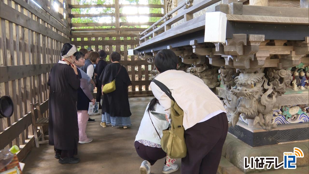 ヤマトタケル伝説残る　長谷の熱田神社本殿を見学