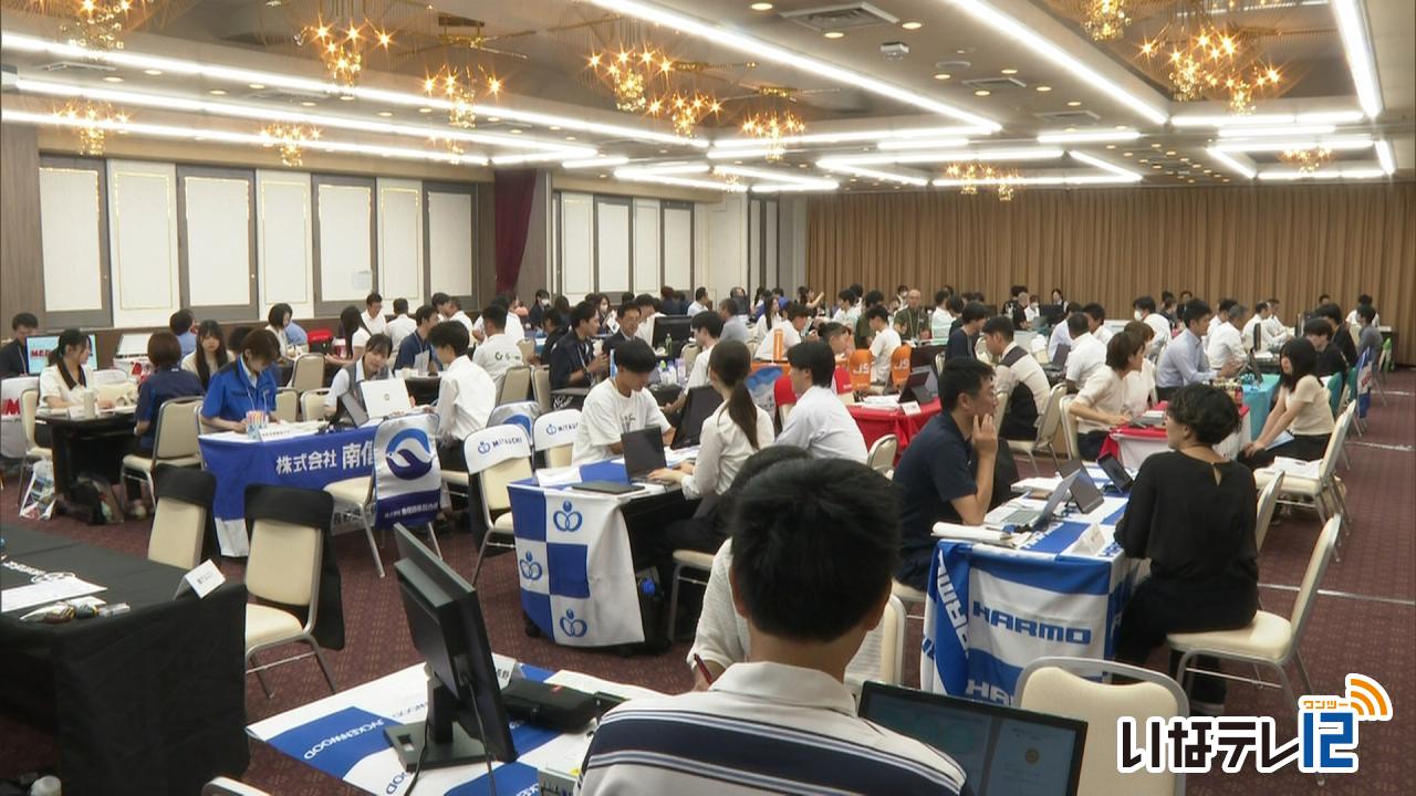 かみいな就活ラボ 学生40人参加