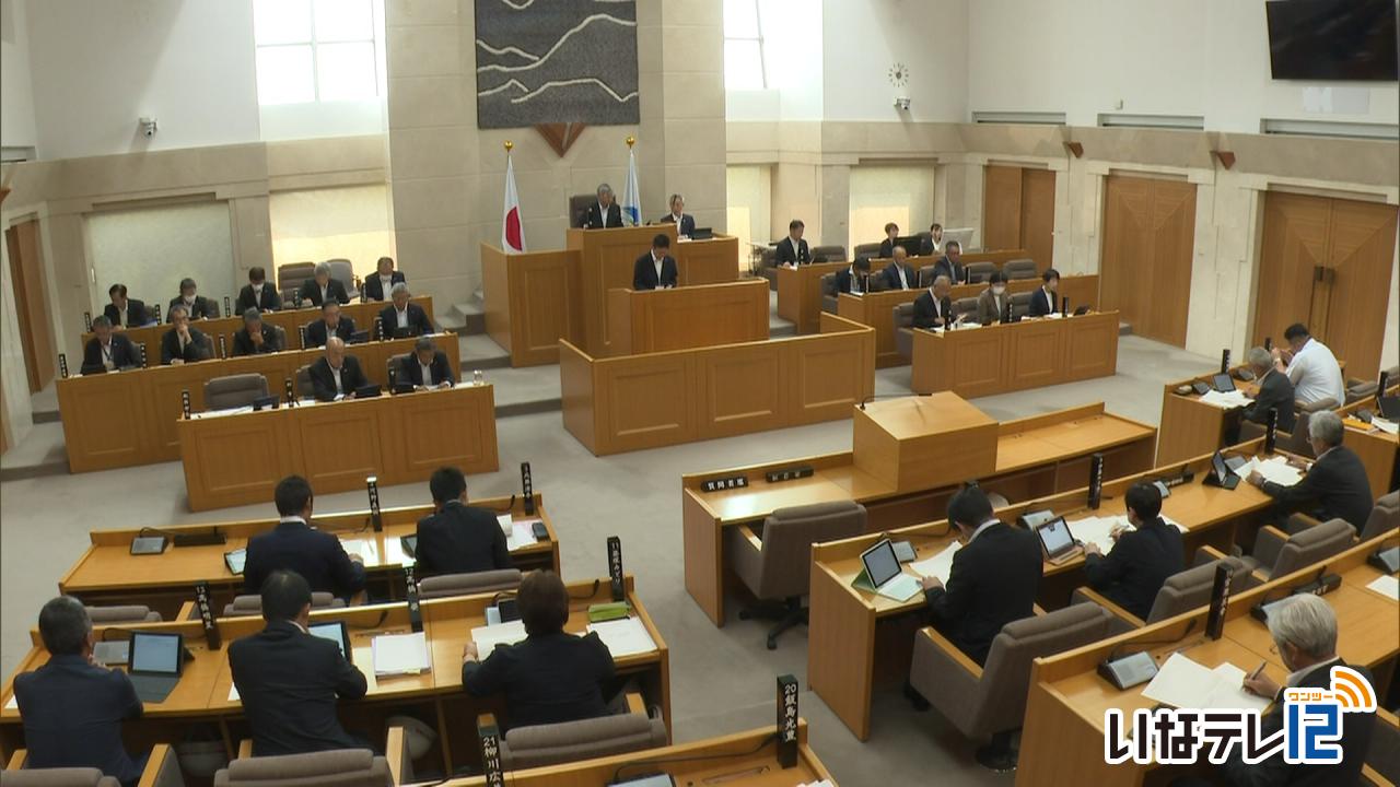 伊那市議会９月定例会　閉会