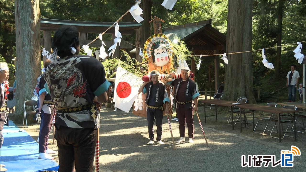 春日神社例大祭宵祭り　長持奉納