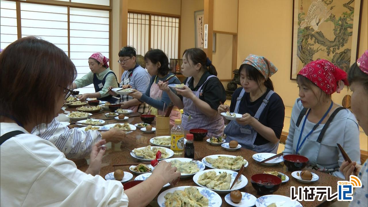 町公民館主催　手作り中国餃子講座