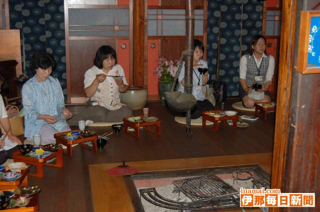 富県グリーンツーリズムが長谷の農家民宿で郷土料理の研修会