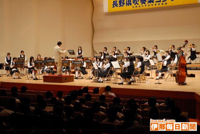 吹奏楽コンクール中学生の部　上伊那9校・県大会へ
